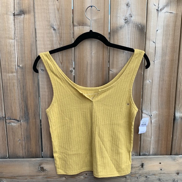 American Eagle Outfitters Tops - NWT American Eagle Basic Yellow Tank